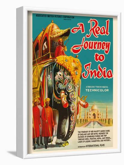 A Real Journey To India - Queen Elizabeth’s trip through India, Pakistan, Nepal and Persia-Pacifica Island Art-Framed Art Print