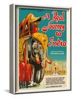 A Real Journey To India - Queen Elizabeth’s trip through India, Pakistan, Nepal and Persia-Pacifica Island Art-Framed Art Print