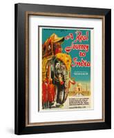 A Real Journey To India - Queen Elizabeth’s trip through India, Pakistan, Nepal and Persia-Pacifica Island Art-Framed Art Print