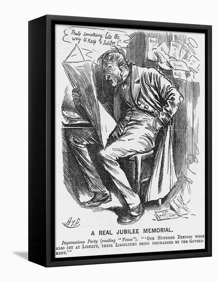 A Real Jubilee Memorial, 1887-Harry Furniss-Framed Stretched Canvas
