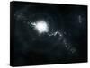 A Recently Discovered Nebula with Visible Habitable Planets-Stocktrek Images-Framed Stretched Canvas