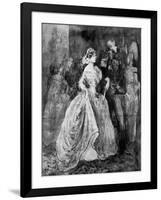 A Reception at Court, 19th Century-Constantin Guys-Framed Giclee Print