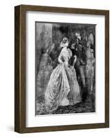 A Reception at Court, 19th Century-Constantin Guys-Framed Giclee Print