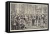 A Reception of the Corps Diplomatique at the Court of St James'S-Thomas Walter Wilson-Framed Stretched Canvas