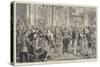 A Reception of the Corps Diplomatique at the Court of St James'S-Thomas Walter Wilson-Stretched Canvas