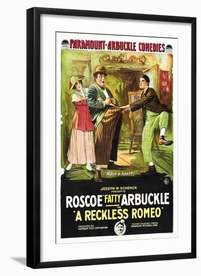 A Reckless Romeo-null-Framed Art Print