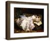 A Reclining Beauty, 1877-Auguste Toulmouche-Framed Giclee Print