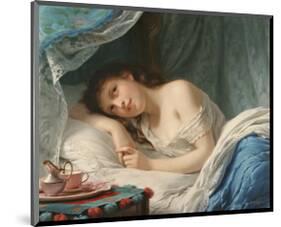 A Reclining Beauty-Fritz Zuber-Buhler-Mounted Premium Giclee Print