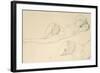 A Reclining Female Nude-Jean-Auguste-Dominique Ingres-Framed Giclee Print