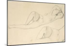 A Reclining Female Nude-Jean-Auguste-Dominique Ingres-Mounted Giclee Print