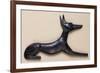 A Reclining Glass Anubis- Jackal Headed Egyptian God of the Dead, Ptolemaic or Later-null-Framed Giclee Print