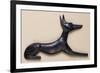 A Reclining Glass Anubis- Jackal Headed Egyptian God of the Dead, Ptolemaic or Later-null-Framed Giclee Print