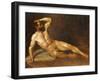 A Reclining Male Nude-Hans Von Staschiripka Canon-Framed Giclee Print