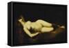 A Reclining Nude-Jean-Jacques Henner-Framed Stretched Canvas