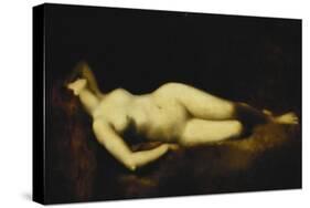 A Reclining Nude-Jean-Jacques Henner-Stretched Canvas