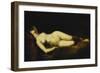 A Reclining Nude-Jean-Jacques Henner-Framed Giclee Print