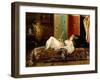A Reclining Odalisque-Gustave Leonard de Jonghe-Framed Giclee Print