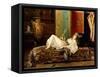A Reclining Odalisque-Gustave Leonard de Jonghe-Framed Stretched Canvas