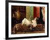 A Reclining Odalisque-Gustave Leonard de Jonghe-Framed Giclee Print