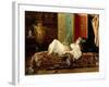 A Reclining Odalisque-Gustave Leonard de Jonghe-Framed Giclee Print