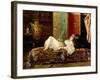 A Reclining Odalisque-Gustave Leonard de Jonghe-Framed Giclee Print