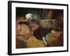 A Reclining Turk Smoking a Hookah, 1844-Henri Baron-Framed Giclee Print