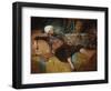 A Reclining Turk Smoking a Hookah, 1844-Henri Baron-Framed Giclee Print