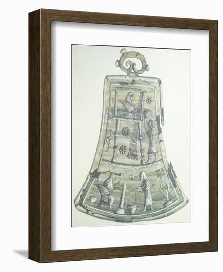 A Reconstructed Tintinnabulum. Etruscan Civilization, 9th-1st Century BC-null-Framed Giclee Print