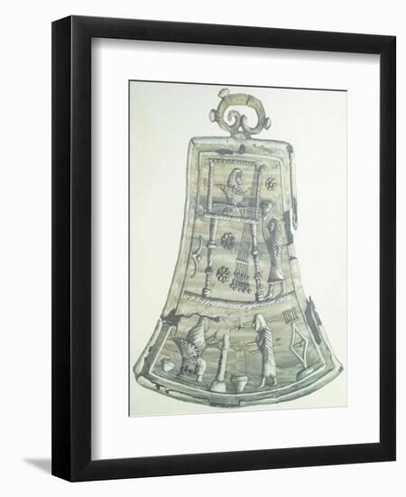 A Reconstructed Tintinnabulum. Etruscan Civilization, 9th-1st Century BC-null-Framed Giclee Print