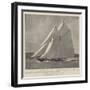 A Record Breaker at Cowes-null-Framed Giclee Print