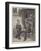 A Recruit for the Prince of Wales's Own-William Henry Charles Groome-Framed Giclee Print