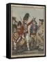 A Recruiting Party, 1797-Isaac Robert Cruikshank-Framed Stretched Canvas