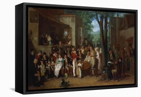 A Recruiting Party, 1822-Edward Villiers Rippingille-Framed Stretched Canvas