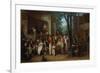 A Recruiting Party, 1822-Edward Villiers Rippingille-Framed Giclee Print