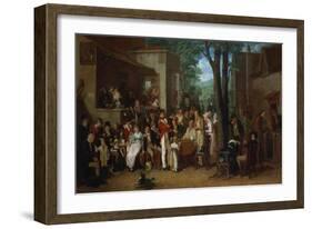 A Recruiting Party, 1822-Edward Villiers Rippingille-Framed Giclee Print