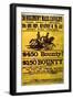 A Recruitment Poster for the 3rd Regiment, Massachusetts Cavalry, 1863-65-null-Framed Giclee Print