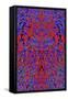 A Red and Blue Kaleidoscopic Tapestry-Ray2012-Framed Stretched Canvas