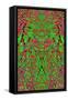 A Red and Green Kaleidoscopic Tapestry-Ray2012-Framed Stretched Canvas