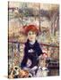 A Red Button for Renoir-Josh Byer-Stretched Canvas