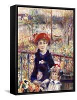 A Red Button for Renoir-Josh Byer-Framed Stretched Canvas