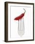 A Red Chilli on a Fork-Greg Elms-Framed Photographic Print