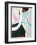 A red circle’s playhouse-Hyunah Kim-Framed Art Print