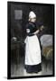 A Red Cross Hospital nurse Pouring Medicine, Late 1800s-null-Framed Giclee Print