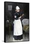 A Red Cross Hospital nurse Pouring Medicine, Late 1800s-null-Framed Stretched Canvas