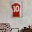 A Red England World Cup Final International Shirt, No.10, Worn by Geoff Hurst in 1966 World Cup…-null-Stretched Canvas displayed on a wall