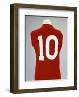 A Red England World Cup Final International Shirt, No.10, Worn by Geoff Hurst in 1966 World Cup…-null-Framed Giclee Print