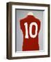 A Red England World Cup Final International Shirt, No.10, Worn by Geoff Hurst in 1966 World Cup…-null-Framed Giclee Print