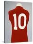 A Red England World Cup Final International Shirt, No.10, Worn by Geoff Hurst in 1966 World Cup…-null-Stretched Canvas