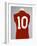 A Red England World Cup Final International Shirt, No.10, Worn by Geoff Hurst in 1966 World Cup…-null-Framed Giclee Print