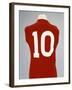 A Red England World Cup Final International Shirt, No.10, Worn by Geoff Hurst in 1966 World Cup…-null-Framed Giclee Print